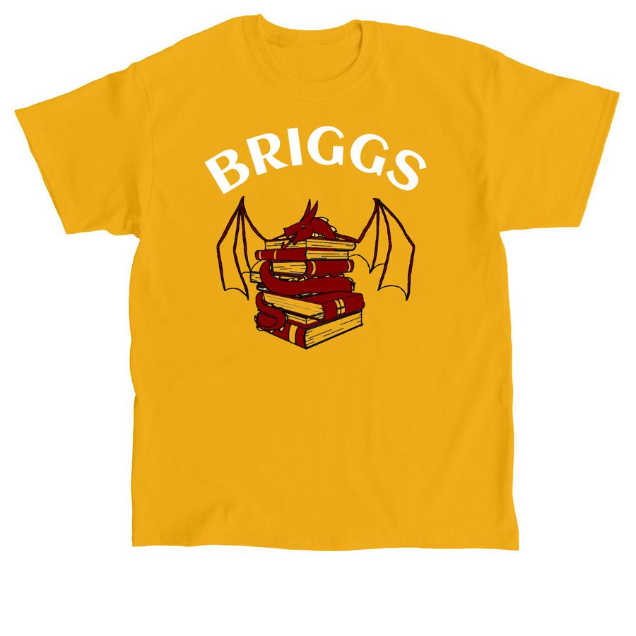 Briggs Bookwyrms, a Gold Classic Unisex Tee