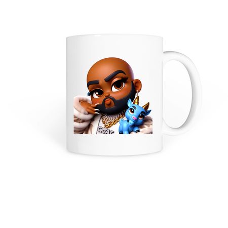 Glamour GOAT, a White Coffee Mug