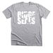 New Logo White, a Athletic Heather Premium Unisex Tee