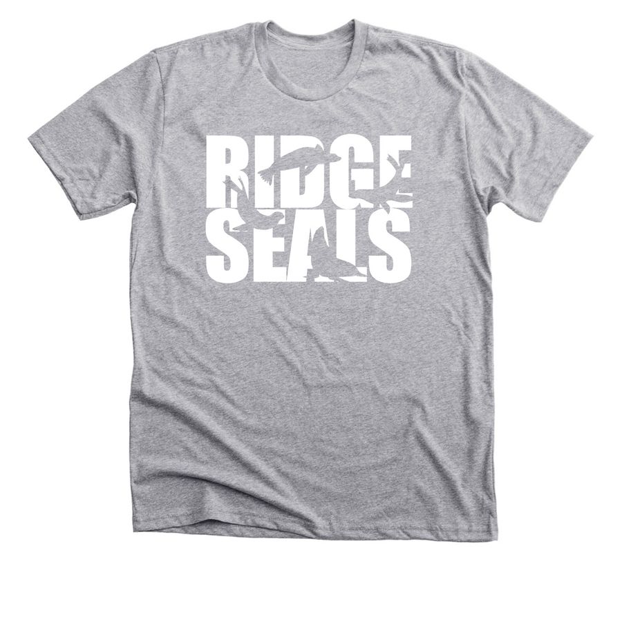 New Logo White, a Athletic Heather Premium Unisex Tee