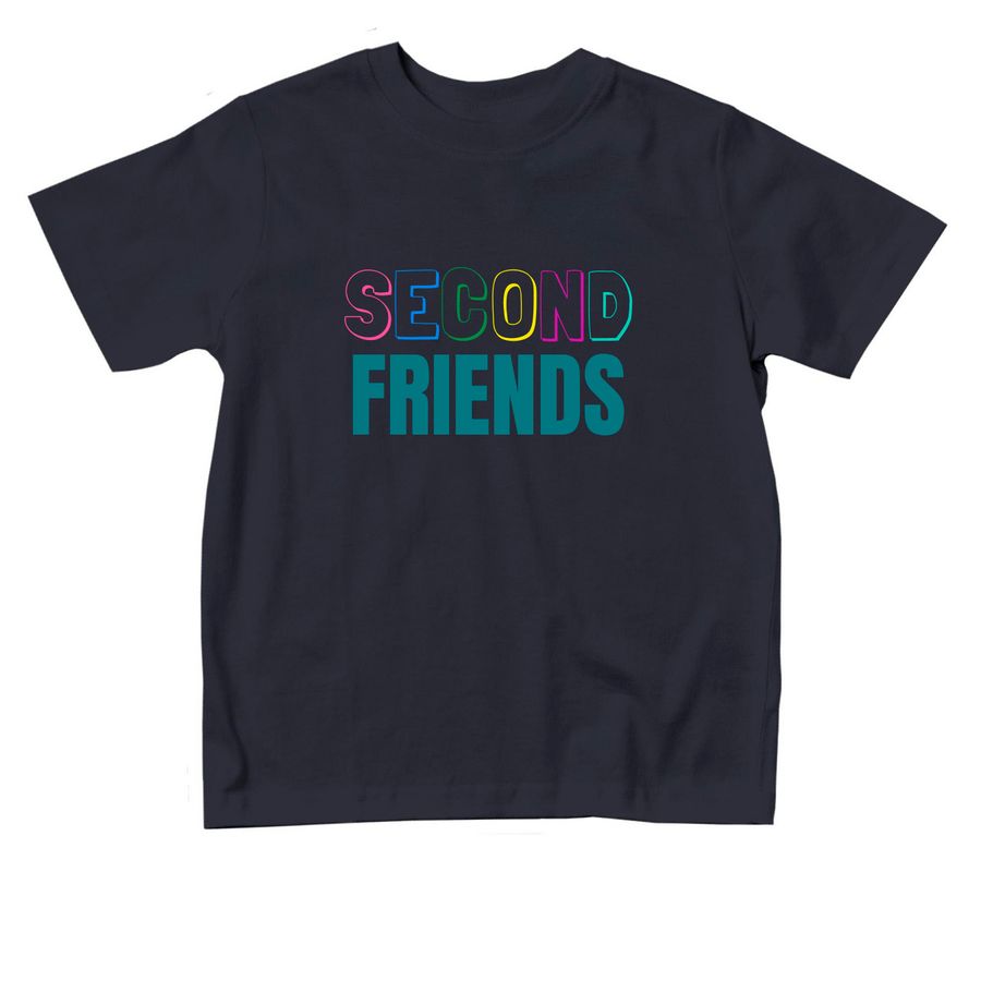 Second Friends Color, a Navy Toddler Tee