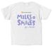 Miles of Smiles 2026 -Purple Text, a White Classic Unisex Tee (back-view)
