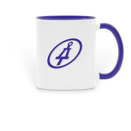 TBP CCNY Two-Tone Mug - Dark Blue, a Dark Blue Two-Tone Ceramic Mug