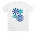 Let It Snow, a Solid White Blend Premium Unisex Tee