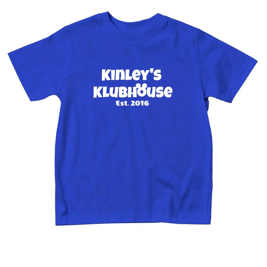 Kinley's Klubhouse, a Royal Blue Toddler Tee