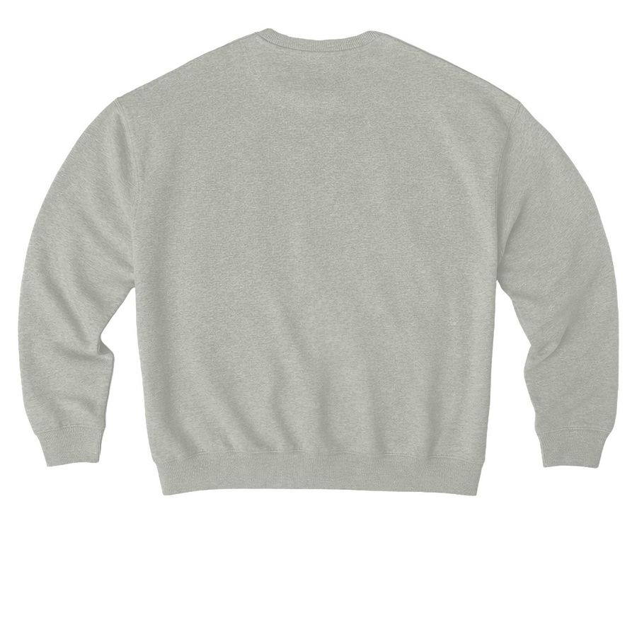 Cozy Crewneck, a Heather Grey Stanley/Stella Ledger Dry Crewneck Sweatshirt (back-view)