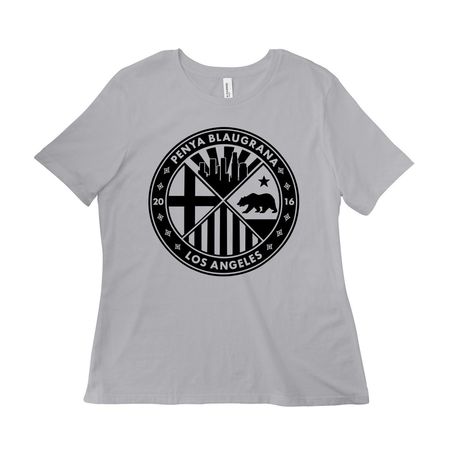PBLA Women?s Collection, a Solid Athletic Grey Women?s Relaxed Cotton Tee