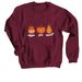 Spooky Season, a Maroon Crewneck Sweatshirt