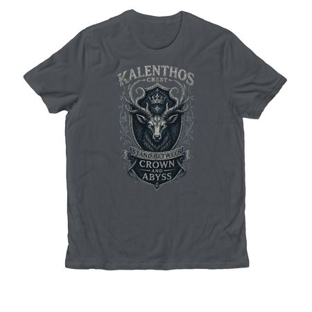 Kalenthos Crest Shirts, a Terrain Grey Allmade Organic Cotton Unisex Tee