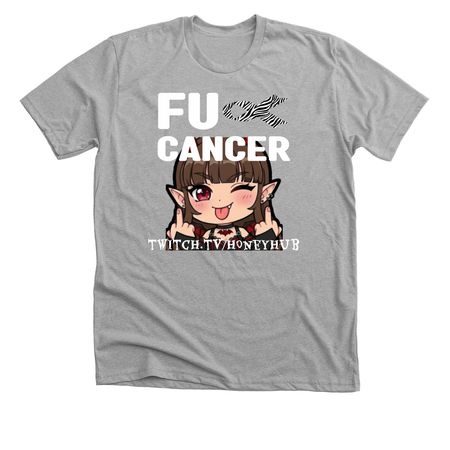 Eff Cancer, a Athletic Heather Premium Unisex Tee