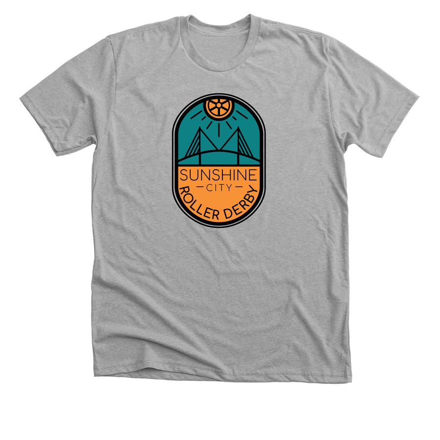 SCRD Original Logo, a Athletic Heather Premium Unisex Tee