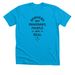 Borders (Bright Colors/Black Text), a Neon Blue Premium Unisex Tee