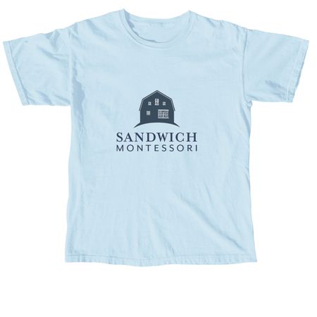 SMS Logo + Cape Cod&nbsp;, a Chambray Comfort Colors Unisex Tee
