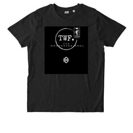 The Wondering Fool .v2, a Black Stanley/Stella Unisex Rocker Tee