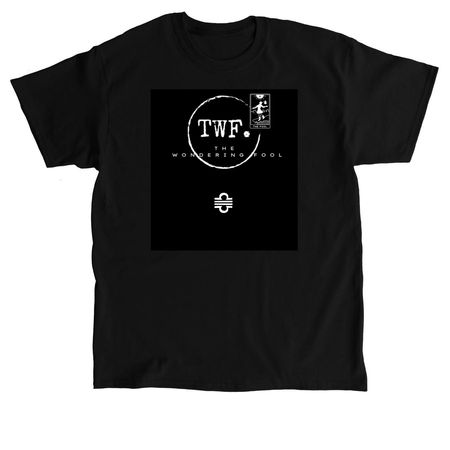 The Wondering Fool .v2, a Black Classic Unisex Tee