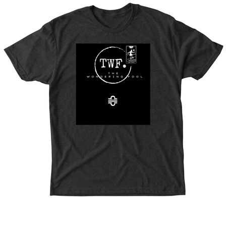The Wondering Fool .v2, a Vintage Black Triblend Unisex Tee