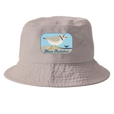 Go Wild for Piping Plovers, a Khaki Printed Bucket Hat
