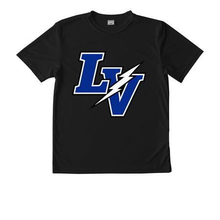 Athletic Wear - Big Logo, a Black Youth Performance Tee