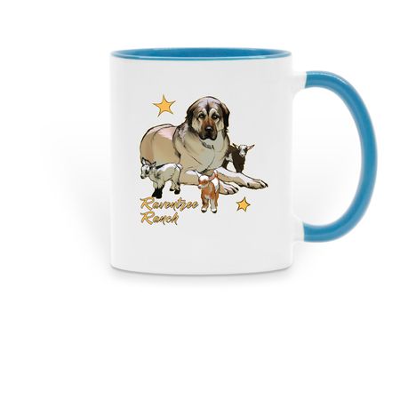 Judge and Goat Kids mug, a Light Blue Two-Tone Ceramic Mug