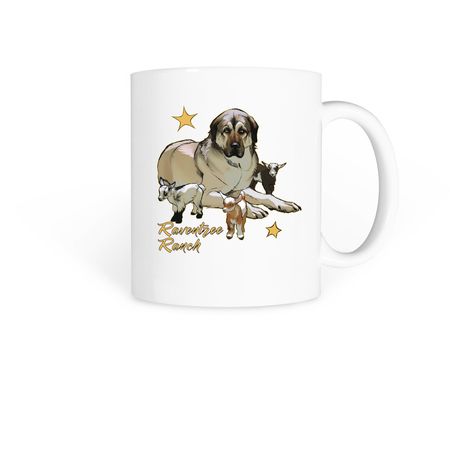 Judge and Goat Kids mug, a White Coffee Mug