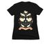 Beazy Folk Art Apparel, a Black Women's Slim Fit Tee