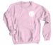Nightmare Space! *spin the bottle tbr*, a Light Pink Crewneck Sweatshirt