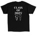 20 27, a Black Classic Unisex Tee (back-view)