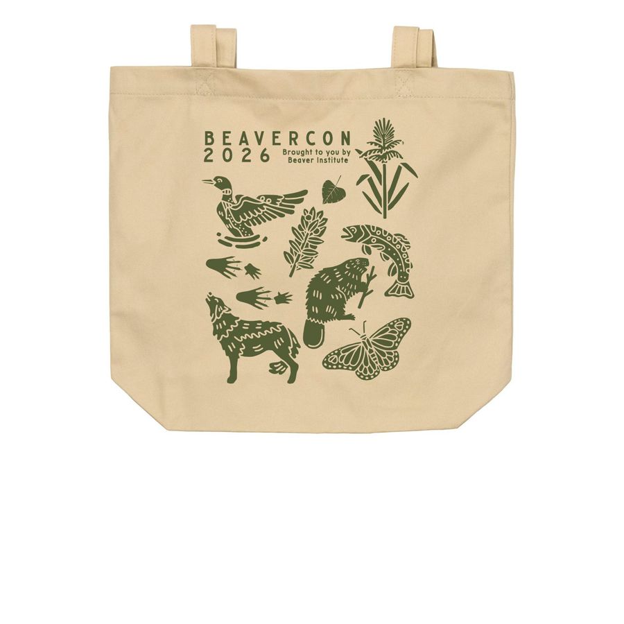 BeaverCON 2026 Tote - White, a Oyster Organic Cotton Tote Bag