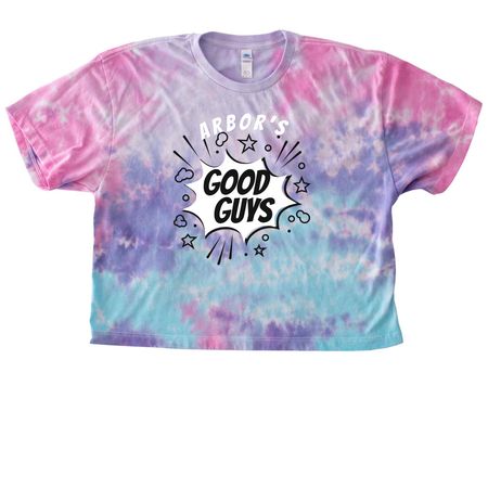 Arbor's Good Guys, a Cotton Candy Women's Tie Dye Cropped Tee