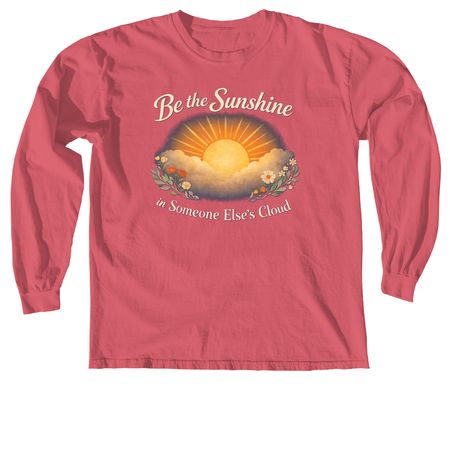QUOTA CLUB OF TULSA, a Crimson Comfort Colors Long Sleeve Tee