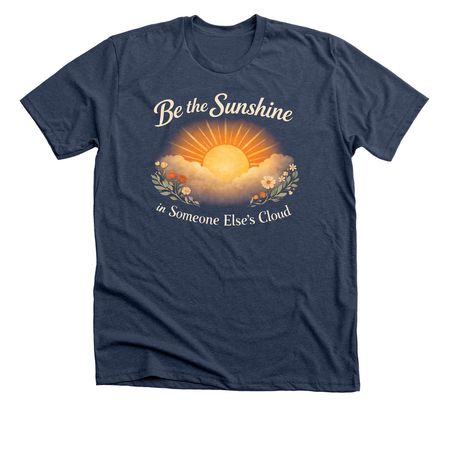 QUOTA CLUB OF TULSA, a Heather Navy Premium Unisex Tee