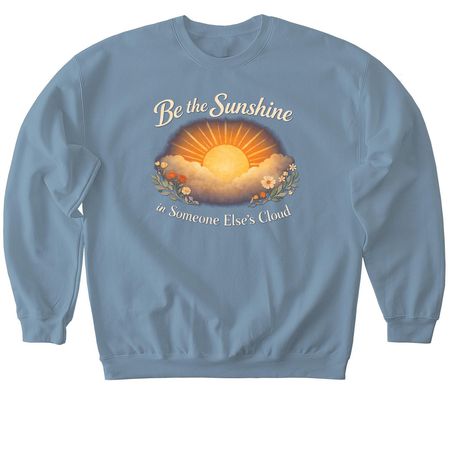 QUOTA CLUB OF TULSA, a Stone Blue Softstyle Crewneck Sweatshirt