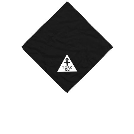 TGRCNM Bandana, a Black Cotton Bandana