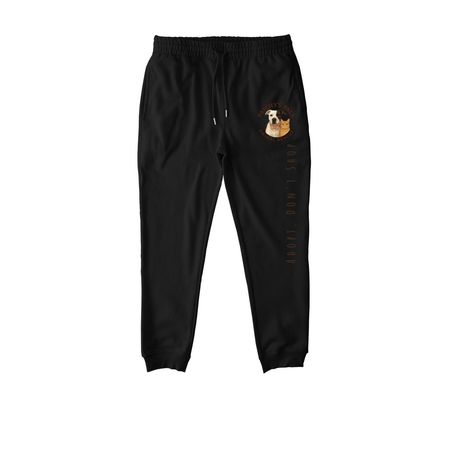 Patchy's Pals Animal Rescue, a Black Stanley/Stella Unisex Flyer Jogger