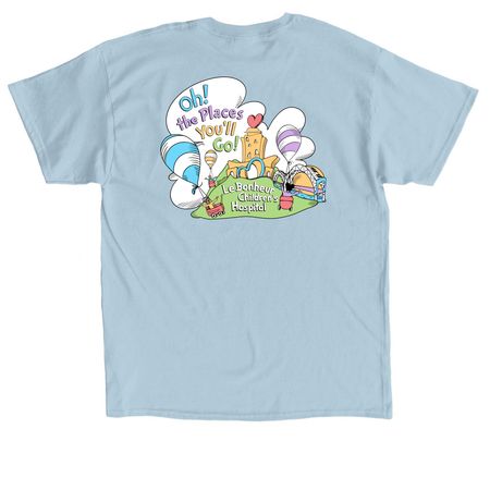 Oh the Places You?ll Go!, a Light Blue Classic Unisex Tee