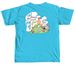 Oh the Places You?ll Go!, a Lagoon Blue Comfort Colors Unisex Tee (back-view)