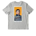 TR Black letter Wagner Back, a Cool Heather Grey Stanley/Stella Unisex Creator 2.0 Tee (back-view)