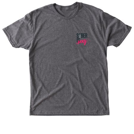 Sober is Sexy Artist Edition N.A, a Premium Heather Triblend Unisex Tee