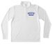 Breathe with MD Logo Quarter Zip, a White Unisex Performance Quarter Zip Pullover