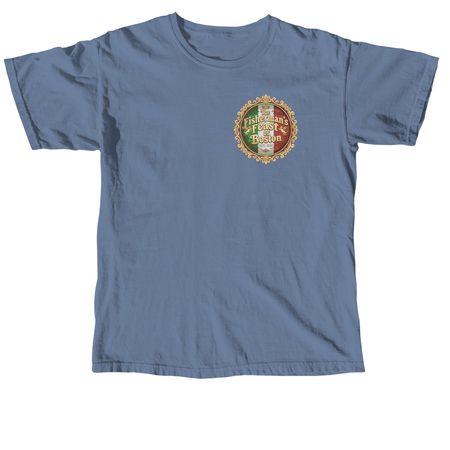 Fisherman's Italian Emblem, a Blue Jean Comfort Colors Unisex Tee