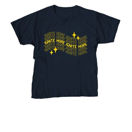 Ignite Hope: CCAM 2026, a Navy Youth Unisex Tee