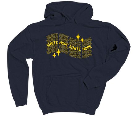 Ignite Hope: CCAM 2026, a Navy Youth Pullover Hoodie