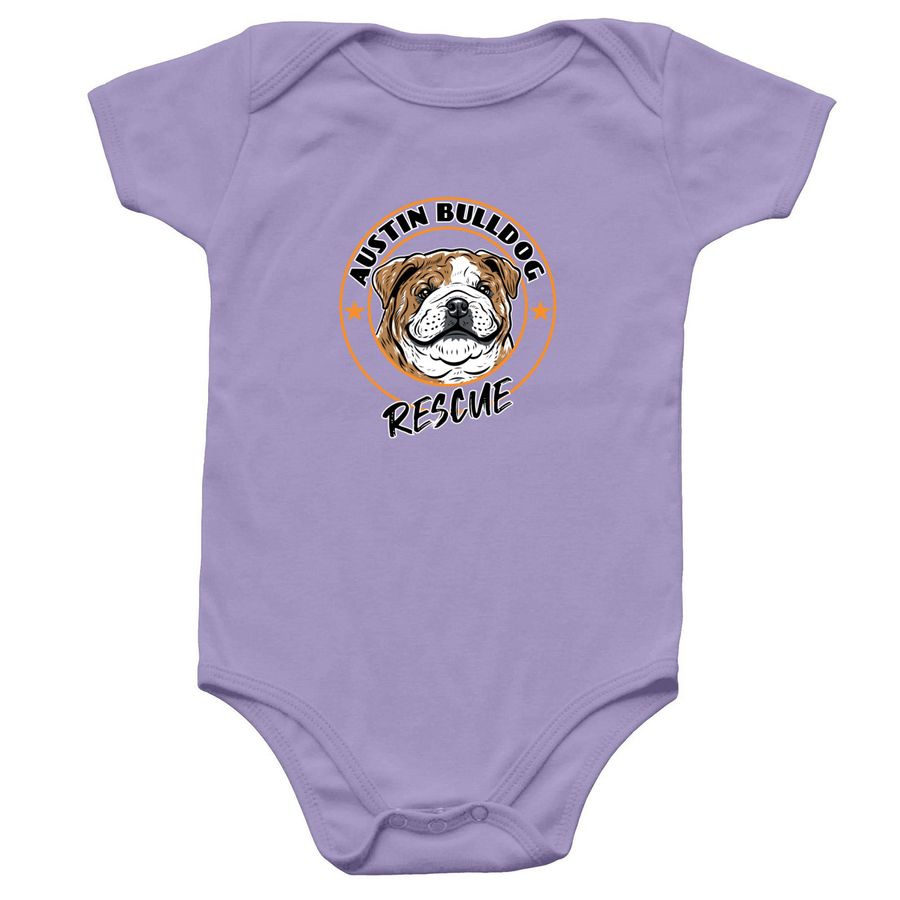 Babies + Bullies ??, a Lavender Infant Onesie