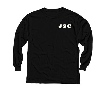 JSC, a Black Youth Long Sleeve Tee