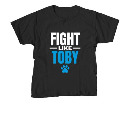 Toby Fundraiser, a Black Youth Unisex Tee