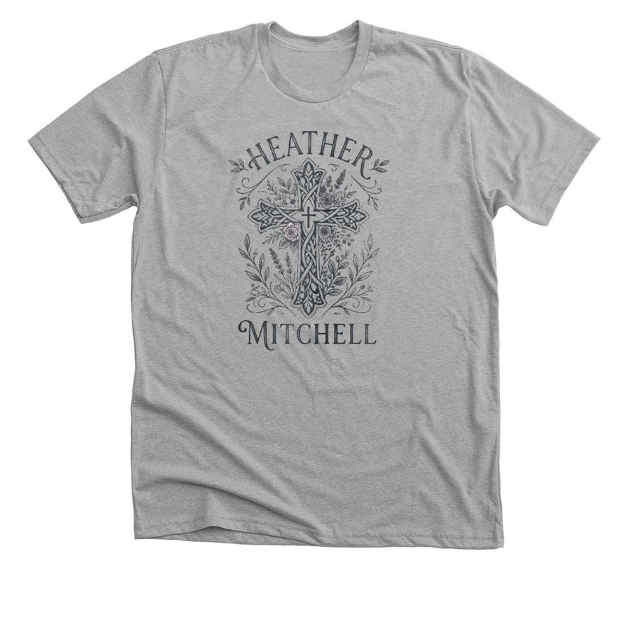 Heather Mitchell cross&nbsp;, a Athletic Heather Premium Unisex Tee
