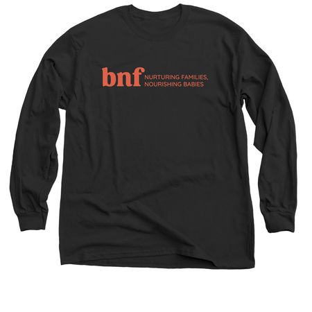 BNF Logo Tees, a Black Classic Long Sleeve Tee