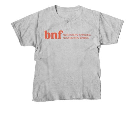 BNF Logo Tees, a Sport Grey Youth Unisex Tee