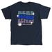Groovy Read Return Repeat, a Navy Classic Unisex Tee
