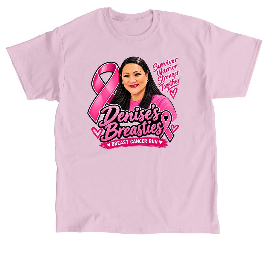 Denise's Breastie's, a Light Pink Classic Unisex Tee